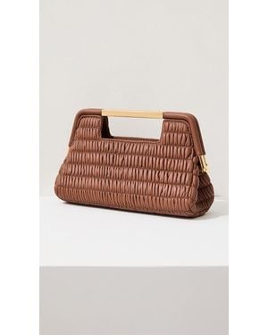 DeMellier London Mini Seville Clutch - Brown