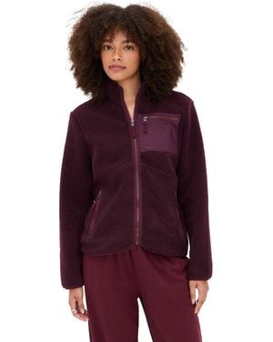 Splits59 Harris Sherpa Jacket - Red