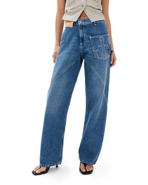 JW Anderson Twisted Workwear Jeans - Blue