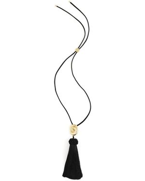 Luv Aj The Solstice Knot Tassel Necklace - Black