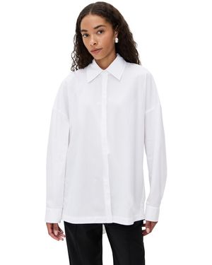 Tibi Shirting Gabe Oversized Shirt - White