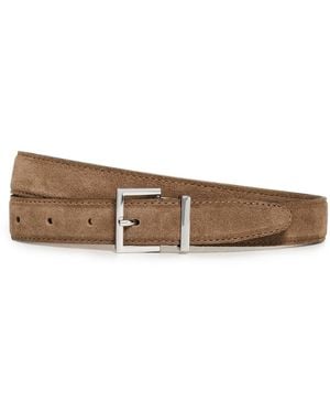 FRAME The Suede Square Buckle Belt - Multicolour