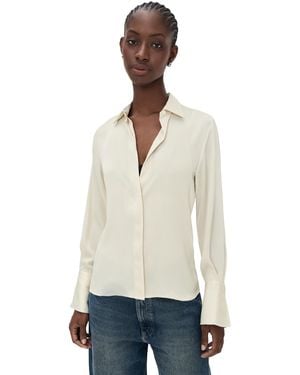 Rag & Bone Venus Combo Cami Blouse - Natural