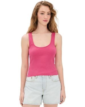 RE/DONE Cut Off Tank - Pink
