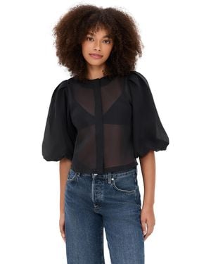 Le Bos Liza Puff Sleeve - Black