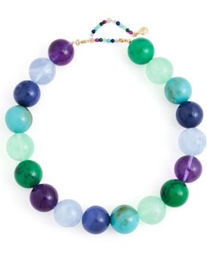 BaubleBar Jane Beaded Necklace - Blue