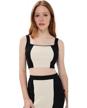 Le Bos Colorblocked Tank - Black