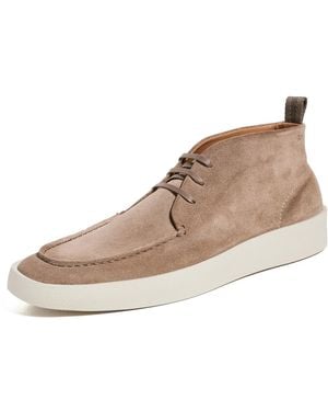 BOSS Clay Suede Desert Boots - White