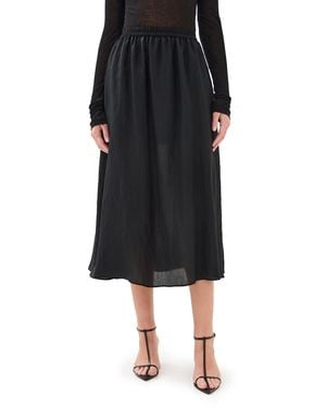ALIGNE Natalie Sheer Skirt - Black