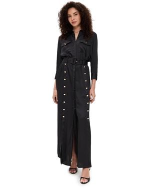L'Agence Uriah Shirt Dress - Black