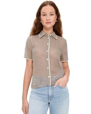 FRAME The Houndstooth Top - Multicolor