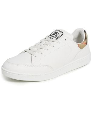 Burberry Leather Set Sneakers - White