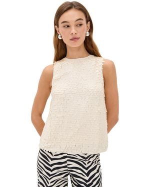Simon Miller Shirley Sequin Top - White