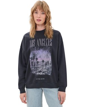 Anine Bing Miles Los Angeles Sweatshirt - Black