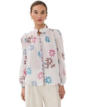 Alix Of Bohemia Annabel Berry Jackfruit Shirt - White