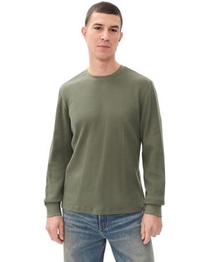 Rails Smith Waffle Knit Thermal Top - Green