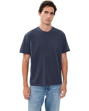 Marine Layer Relaxed Cloud 9 Sueded Jersey Tee - Blue