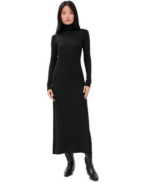 Splendid X Cella Jane Rib Turtleneck Dress - Black