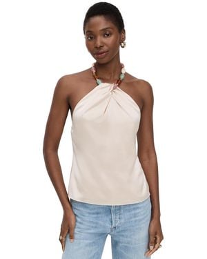 retroféte Milani Top - Blue