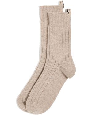 Comme Si The Cashmere Socks - Natural