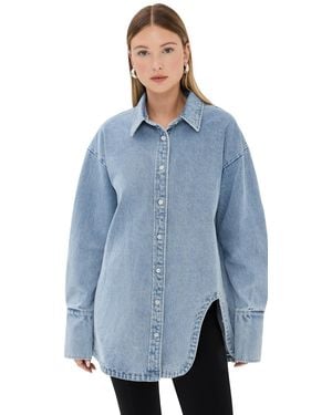 Lioness Off Duty Denim Shirt - Blue