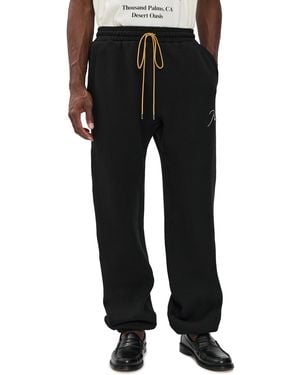 Rhude Baggy Snap Cargo Pants - Black