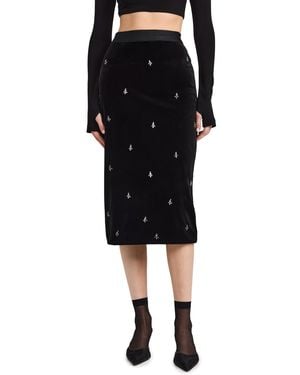 Le Superbe Embellished Liza Skirt - Black