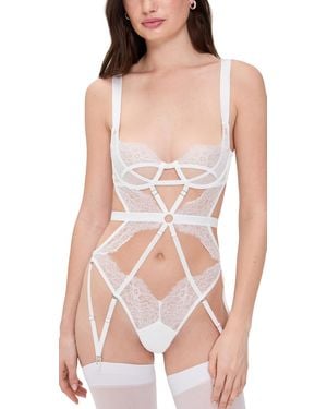 Thistle & Spire Minna Thong Bodysuit - Pink