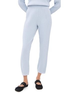 Jonathan Simkhai Cable Sweatpants - Blue