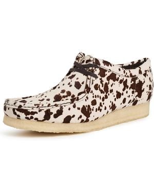 Clarks X Blanche Yu Cow Print Wallabee Shoes - Multicolor