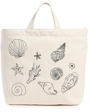 BAGGU Horizontal Zip Duck Bag - Natural