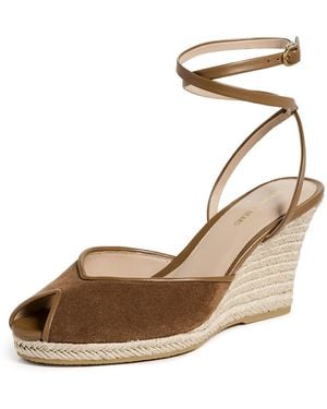 Veronica Beard Pasina Wedge Espadrilles - White