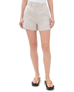 Madewell Pintucked Shorts - White