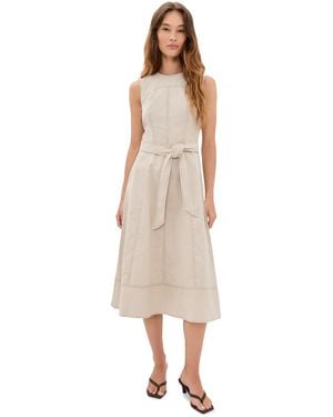 Shoshanna Cora Corduroy Dress - Natural