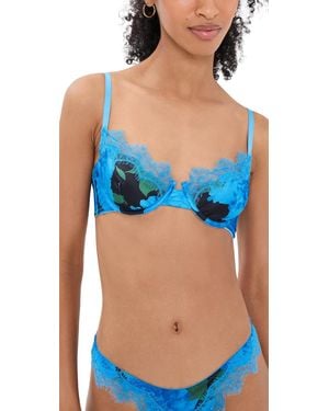 KAT THE LABEL Sorrento Underwire Bra - Blue