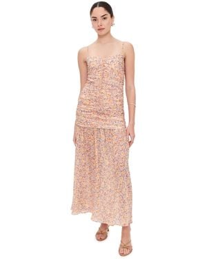 Kika Vargas Pamela Dress Garden - White