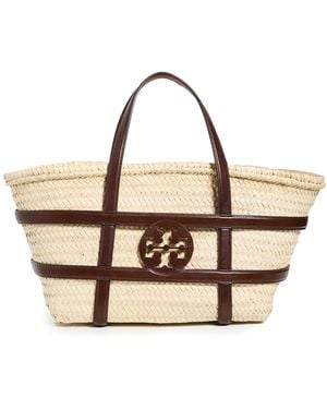 Tory Burch Ella Straw Basket Bag - Multicolor