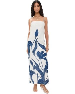 ANDRES OTALORA Pasos De Jardin Dress - Blue