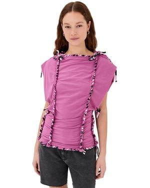 Isabel Marant Zohra Blouse - Pink