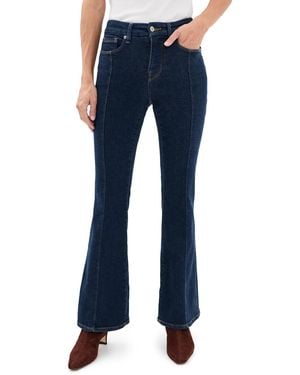 GOOD AMERICAN Good Petite Flare Jeans - Blue