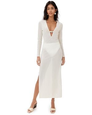 STAUD Cleo Dress - White