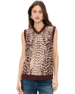 The Ragged Priest Gator Knit Vest - Black