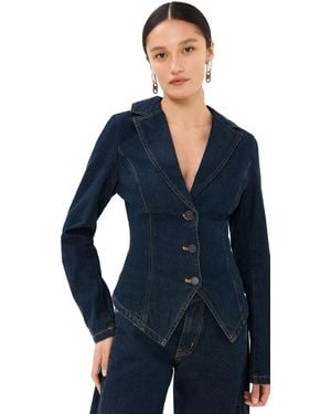 Lioness Banks Crop Blazer - Blue