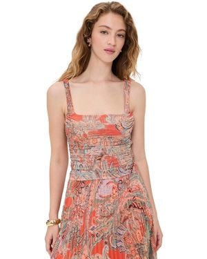 L'Agence Rasha Shirred Tank