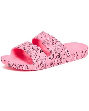 FREEDOM MOSES Ringo Slides - Pink