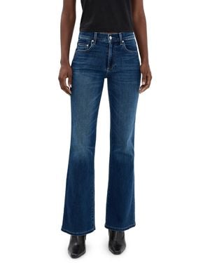 Le Jean Baby Bootcut Mid-High Rise Jeans Drop - Blue