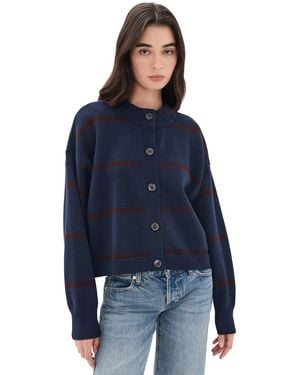 FRAME The Easy Sailor Cardigan - Blue