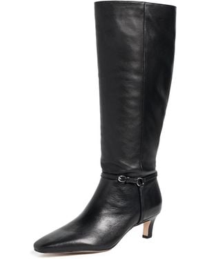 FAVORITE DAUGHTER Lila Tall Leather Boots - Black