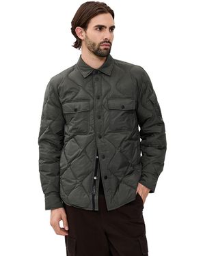 Rag & Bone Padded Dane Shirt Jacket - Black
