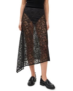 Lioness Fleur Midi Skirt - Black